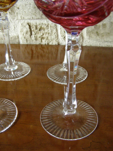 Service Six Grands Verres En Cristal Du Rhin 3