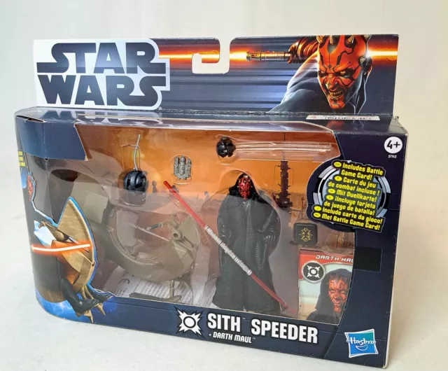 Hasbro Star Wars Sith Speeder + Darth Maul Movie Heroes 2012 NEU & OVP !