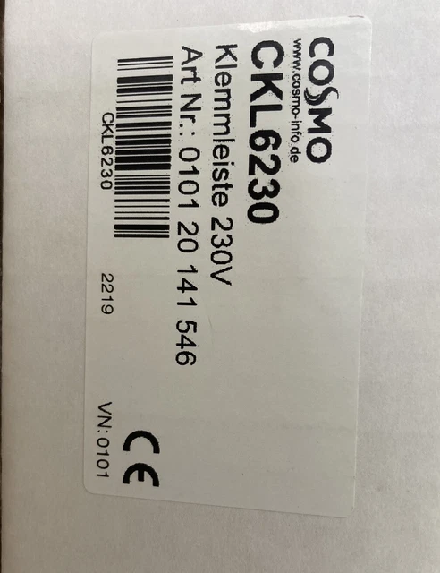 COSMO CKL6230 Klemmleiste 230V