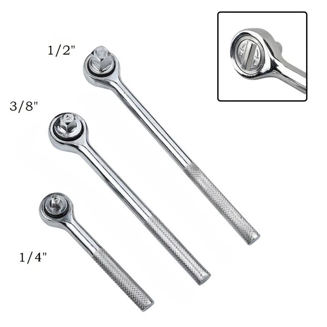 14 38 12 Lightweight Quick Release Ratchet Wrench for Square Head