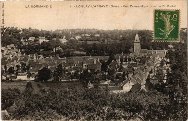 CPA AK La Normandie - Lonlay l'Abbaye - Vue Panoramique prise de (435197)
