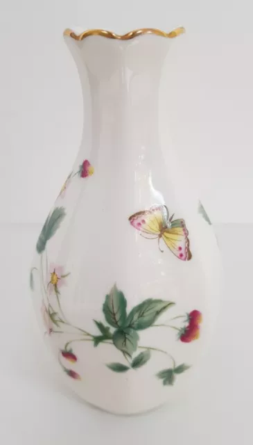 Single Stem Vase StMichael Ashbourne Fine Bone China Floral & Butterflies 14cm H