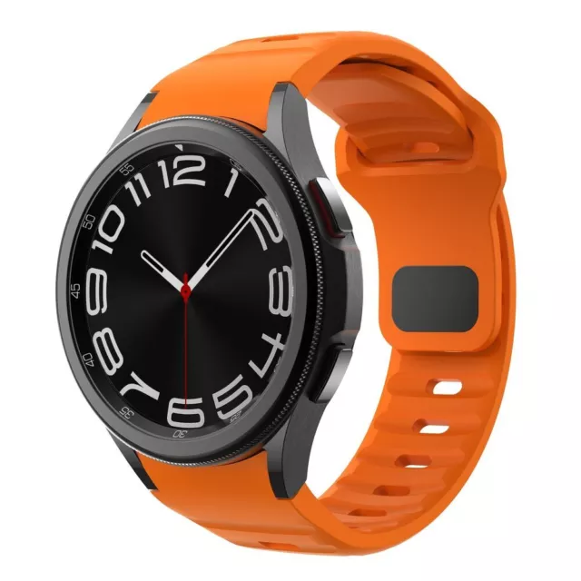 Silicone Sports Strap For Samsung Galaxy Watch 6 4 Classic Watch 6 5 Pro 4 Band