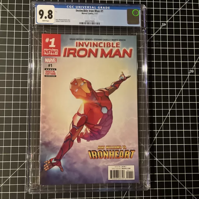 🔑🔥CGC 9.8 Invincible Iron Man #1 Riri Williams as Iron Heart MCU🔥🔑