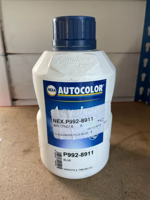 Nexa Autocolor Aquabase Plus P992-8911 Blue 1 Litre