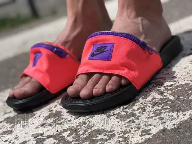 Nike slides with a fanny pack outlet