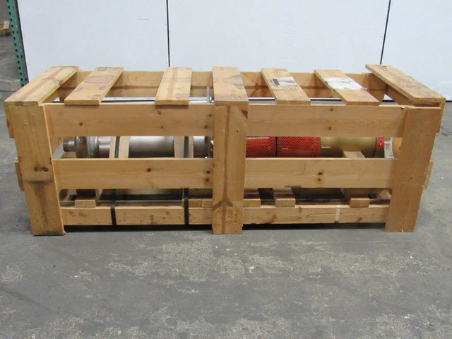 RS Corcoran 4000 VEC-1 3Hp Vertical Sump 316 Stainless Centrifugal Pump 2" x 1"