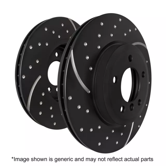 Disc Brake Rotor-3GD Series Sport Slotted Rotors Rear EBC Brake GD7518
