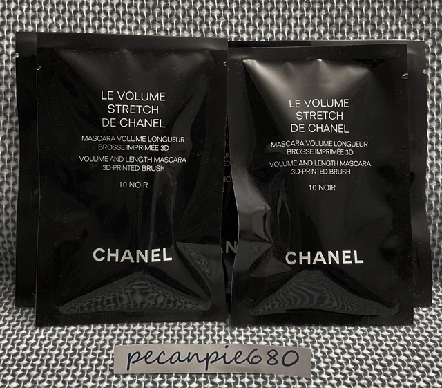 5 x CHANEL LE VOLUME STRETCH DE CHANEL MASCARA  1 g / 0.03 oz travel 10 NOIR
