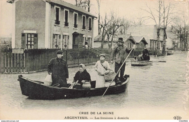 95 - ARGENTEUIL - S06263 - Les Livraisons � Domicile - Crue de la Seine - L1