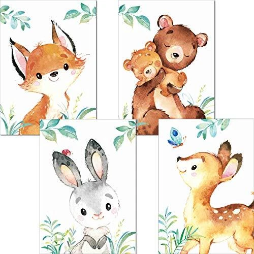 - Set di 3 poster per la cameretta dei bambini, formato DIN A4 I, decorazione d