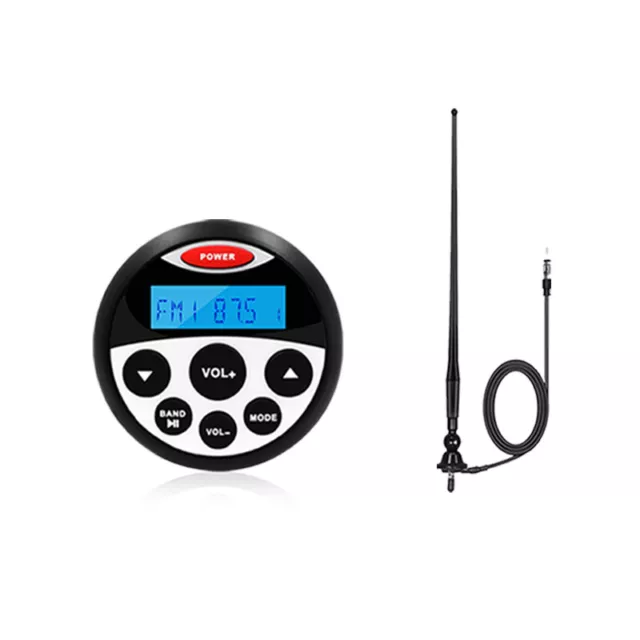 Bootsradio Auto Bluetooth Marine Stereo Audio Wasserdichte und FM AM Antenne