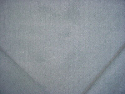8-3/8Y Donghia Solid Feathered Heather Grey Velvet Drapery Upholstery Fabric