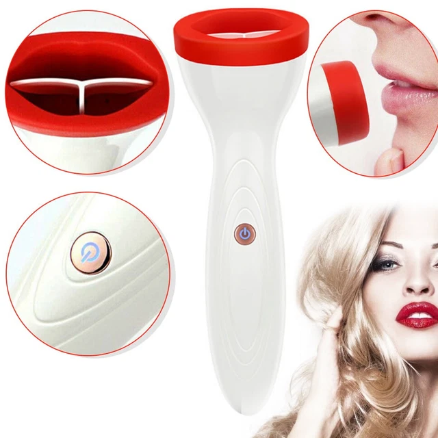 1 pieza Relleno de labios eléctrico de silicona Dispositivo de cuidado Herramienta de cuidado Labios Lleno Piedras hidráulicas