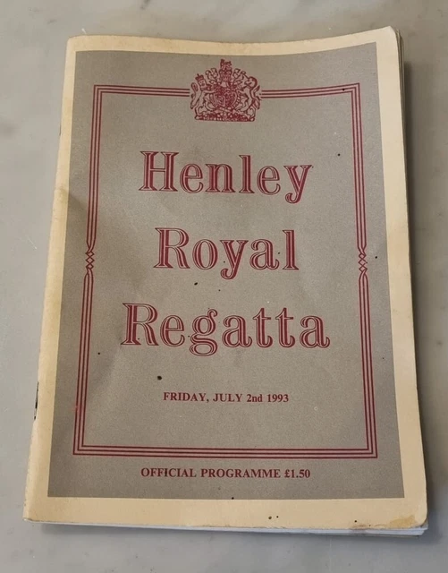 Henley Royal Regatta, official programme, 1993 edition