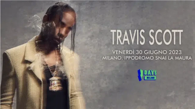 Biglietto Travis Scott - 30/06/2023 - Ippodromo SNAI Milano - Posto Unico ROSSO