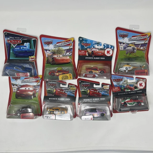 8 DISNEY PIXAR CARS Lightning McQueen Ramone Rubber Tires Kmart