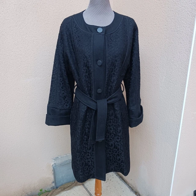 Manteau Kaporal En Laine - Noir - Taille S - Neuf Avec Étiquettes (143€)