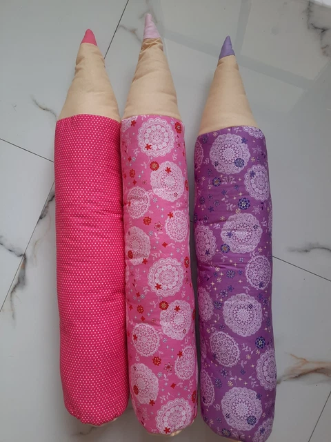 Decorative pencil pillows