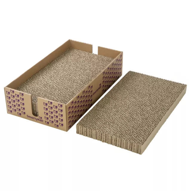 Catnip Infused Cardboard Corrugate Cat Scratcher Lounger