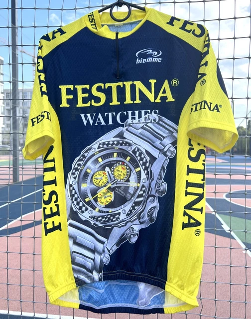 Maillot Cycliste Vintage Festina 2000-2001 - Taille XXL, Sibille
