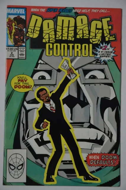 Damage Control Vol.1 #2 January 1989 VF/NM Marvel Comics