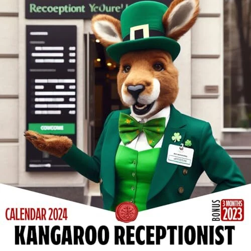 KANGAROO POLICE OFFICER Calendar 2025 Jan 2025 to Dec 2025 Bonus 3