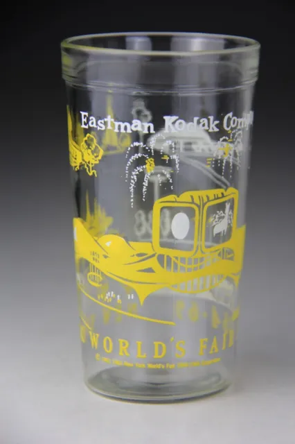Vintage New York World's Fair 1964-65 Eastman Kodak Collectable Tumbler Glass