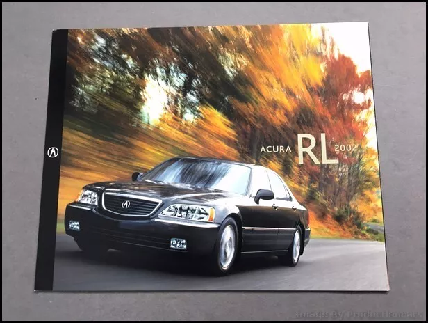 2002 Acura RL Original Car Sales Brochure Folder