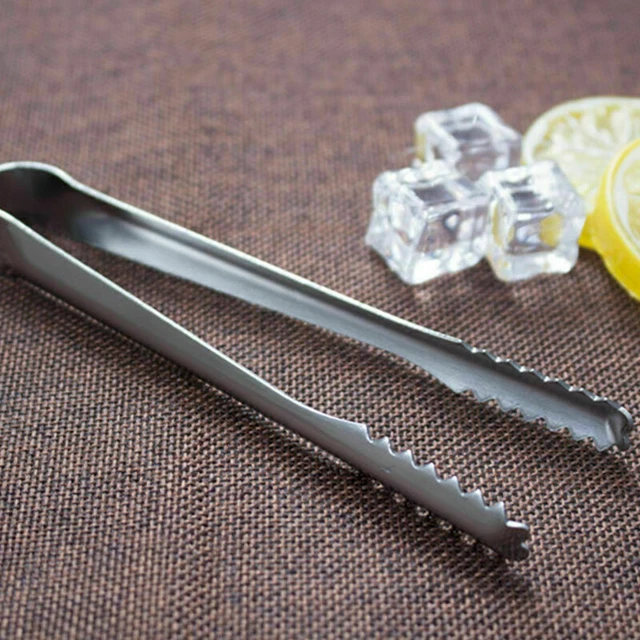 ice tool Tongs Bar BBQ Salad Serving Steel Metal Tong F1X7 bes Kitchen Z9S5 R9L3