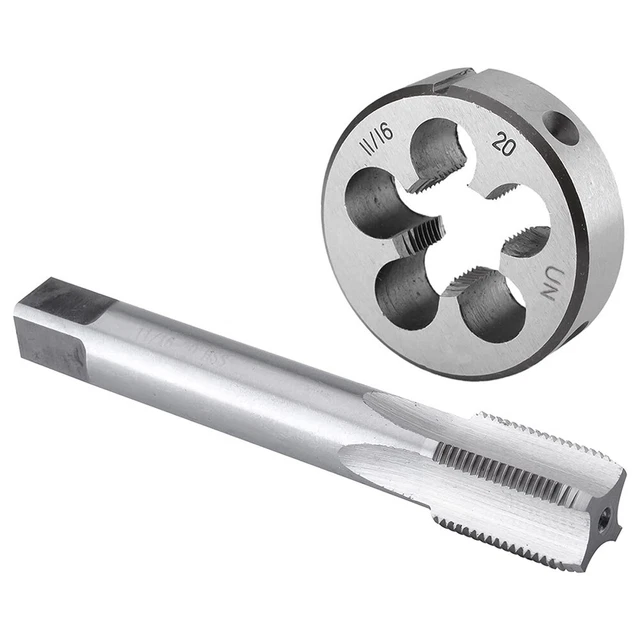 Metal Processing UN Die 11/16\"-20 High Speed Steel Right Hand Round Die