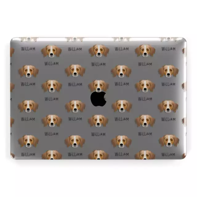 Australian Shepherd Icon with Name Macbook Case Cover for Pro Air 11 12 13 14 15