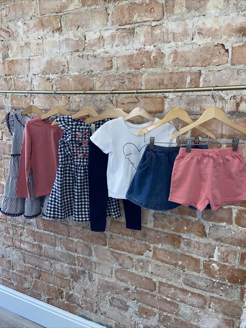 Pantaloncini top NEXT GEORGE MATALAN ragazze abito rosa navy ecc età 2-3