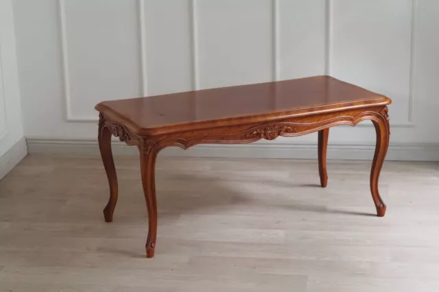 EPOCHE 1930 Tisch Beistelltisch Vintage Sofatisch länglich Chippendale