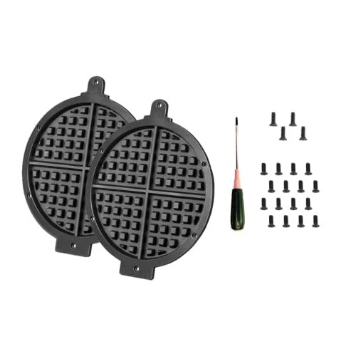 Classic Waffle Plates Replacement Kit for Classic Waffle Maker, Model WWD180X