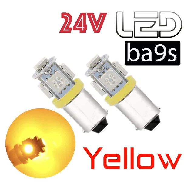 2 Ampoules LED T4W H5W H10W H20W BA9S Canbus Blanc 6000K - Neuf En Emballage