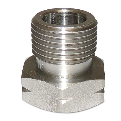 Regulator Inlet Nuts, Industrial Air, Brass, Cga-590 Western Enterprises 93