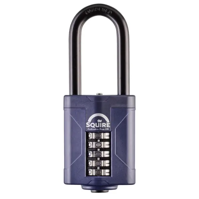 SQUIRE CP60 Series Recodable 60mm Combination Padlock - Long Shackle Visi