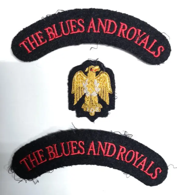 The Blues And Royals Shoulder Titles & Household Cavalry HCav British Army Badge
