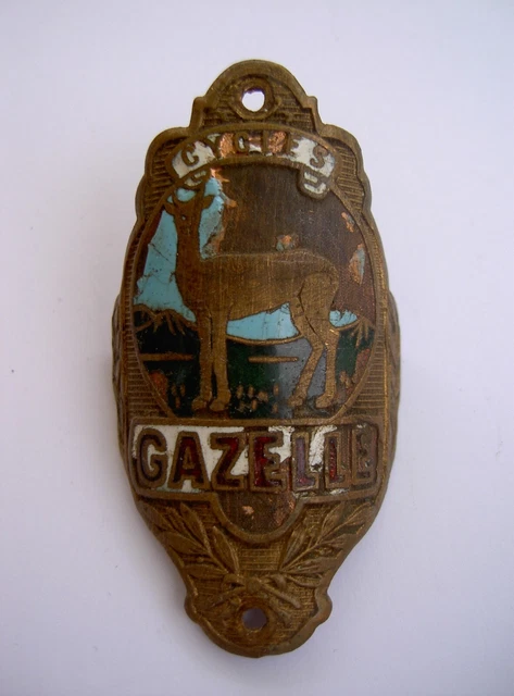Plaque émaillée De Vélo Ancienne 'The Radnor', Badge De Cycle Vintage Des Années 20, Belgique