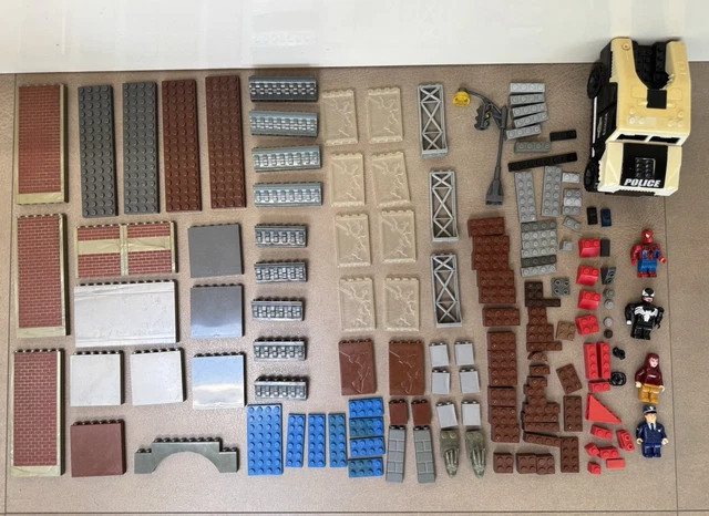 MEGA BLOKS Spider-Man Vs Venom Complet 280 Pièces Collector's Ed. Vol.1 Vintage