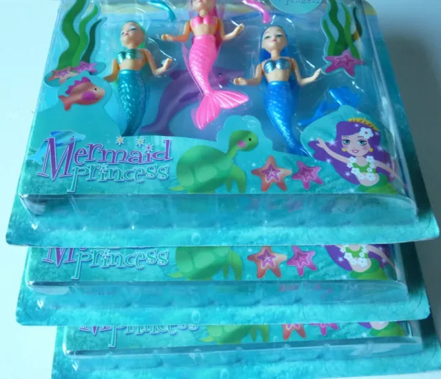 Set di 3 bambole bambina giocattolo bambina regalo Kandy piscina bagno x 3