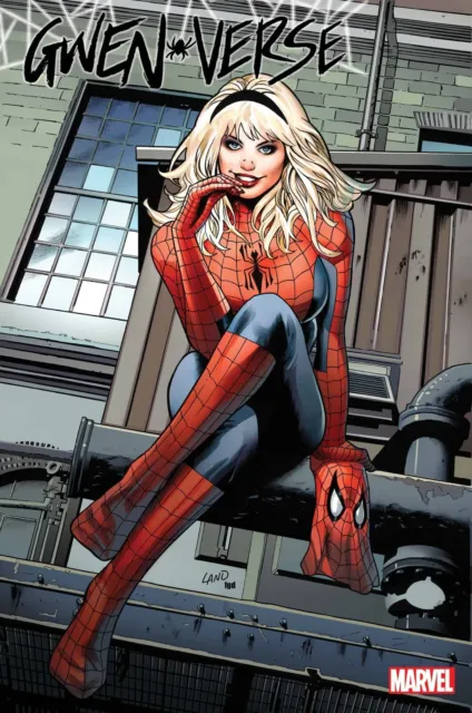 Spider-Gwen Gwenverse #4 Land Homage Variant Marvel Comics 2022 1st Print