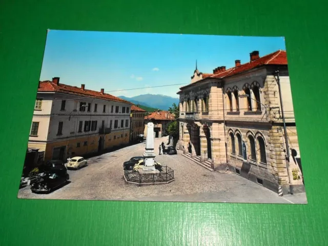 Cartolina Lago d' Orta - Armeno - Piazza Principale 1960 ca