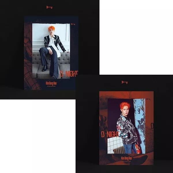 JBJ KIM DONG HAN [D-NIGHT] 2nd Mini Album CD+POSTER+Photo Book+2p Card SEALED