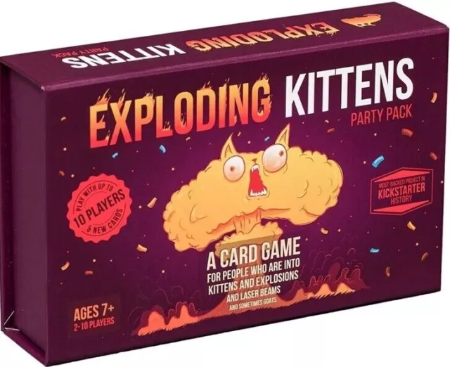 Exploding Kittens Party Pack - brandneu & versiegelt - englische Version Kartenspiel