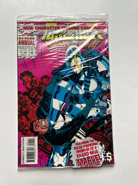 The Punisher War Zone Annual #1 - Polybagged w/Card (Marvel Comics, 1993) NM
