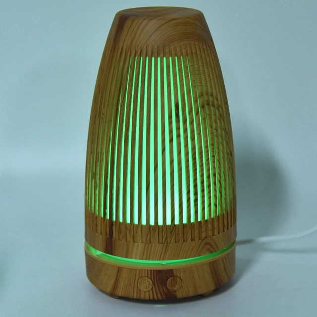 Aroma Essential Oil Diffuser Automatic Shutdown Function Small Size Wood Grain