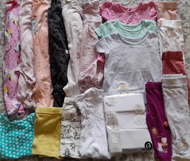Pacchetto di vestiti per bambine 3-6 mesi alcuni nuovi