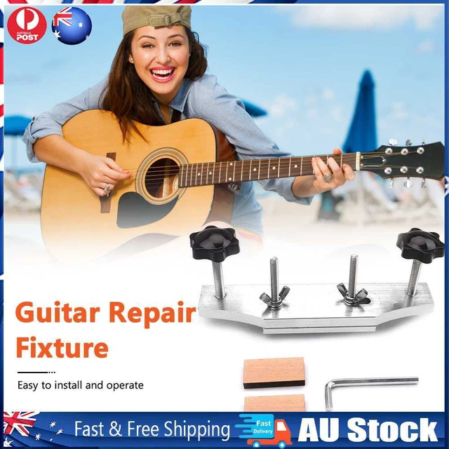 Acoustic Guitar Fixture Bonding Bridge Clamp Clip Stainless Steel Luthier Tools